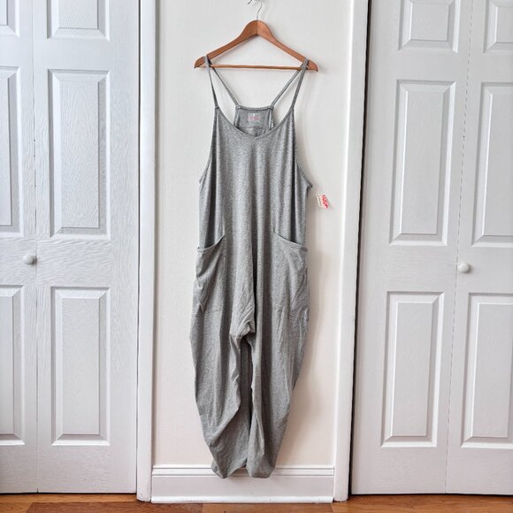Free People Movement Hot Shot Onesie in Heather Gray - Picture 6 of 12